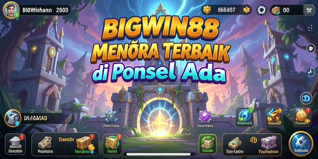 Tampilan gameplay seru dan menawan dari BIGWIN88 dalam Tower Defense.