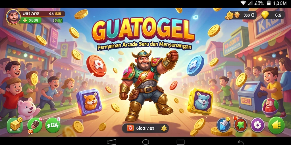 Tampilan gameplay GUATOGEL yang mengasyikkan dan penuh tantangan.