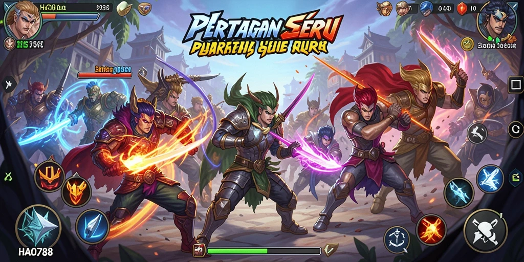 Tampilan gameplay HAO788 dengan aksi pertarungan yang mendebarkan.