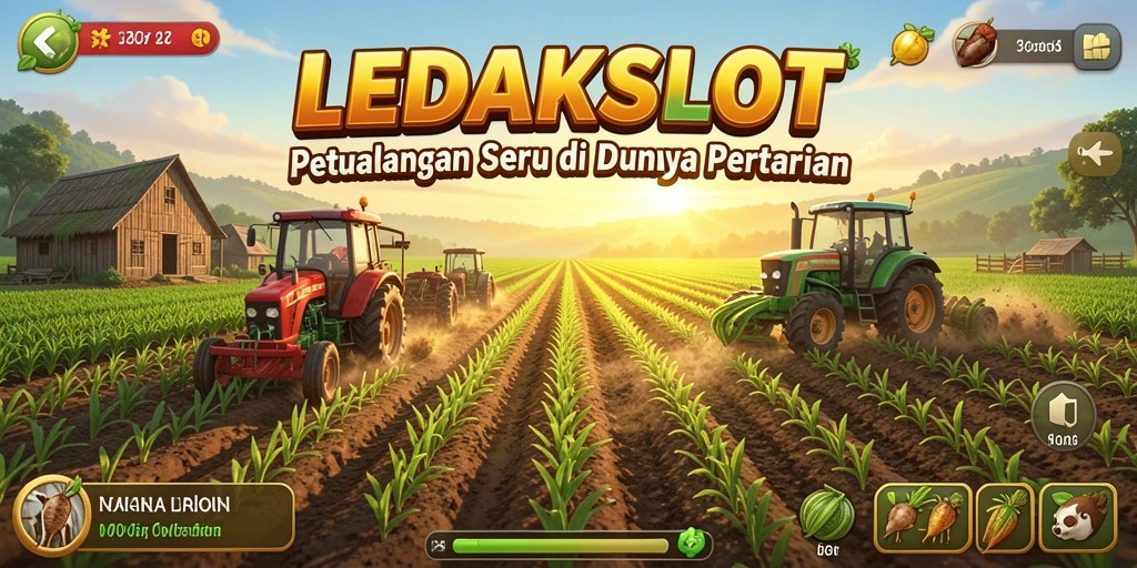 Tampilan gameplay LEDAKSLOT yang menarik dan penuh warna.