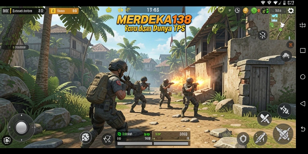 Tampilan gameplay seru dalam MERDEKA138 dengan aksi mendebarkan.