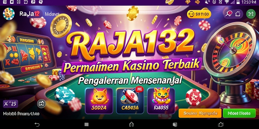 Tampilan menarik dari gameplay Kasino RAJA132 yang memikat.