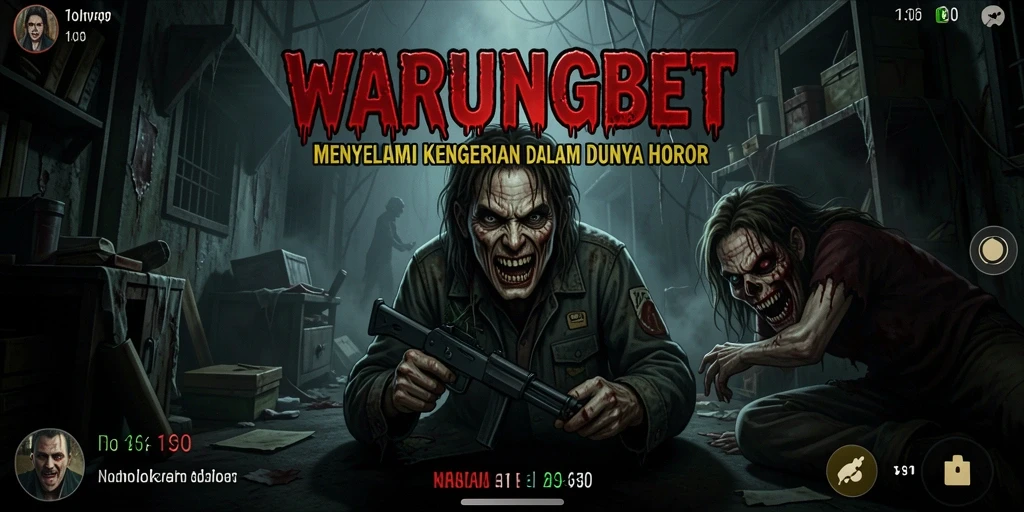 Tampilan gameplay HOROR yang menegangkan dan mendebarkan.